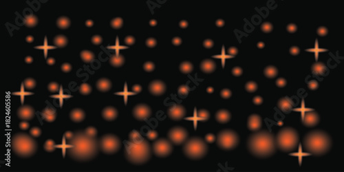 Abstract red glow background with bright orange fire and a star explosion design
