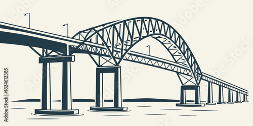 Corpus Christi bay bridge minimal