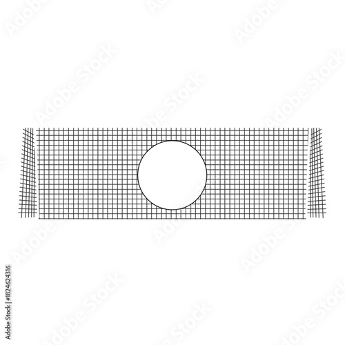 Simple Flat Color Vector Illustration of a Red Fire Truck (Fire Engine) with a Ladder and Siren, Side View