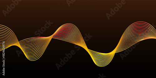Modern abstract background, curved lines. wavy pattern. curved linear pattern