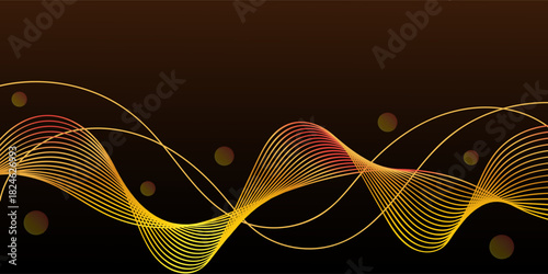 Modern abstract background, curved lines. wavy pattern. curved linear pattern