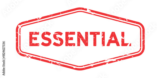 Red stamp declares something is essential