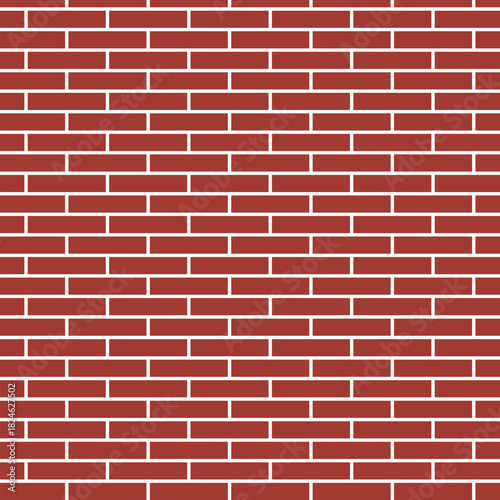 Seamless Red Brick Wall Texture Pattern Background for Architecture and Construction Design