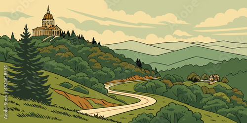 Asheville Blue Ridge Parkway scenic art