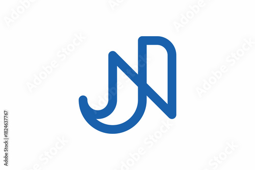 Letter JN Invesment Logo 