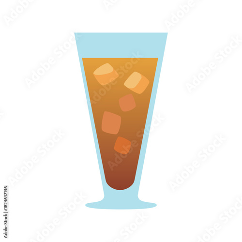 グラスに入ったアイスティー