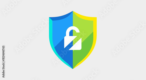 Secure Data Protection A Digital Shield with Open Access Concept - Privacy and Security Illustrated
