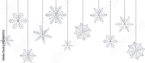 snowflakes plateados.eps