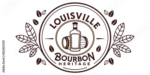 Louisville bourbon heritage badge