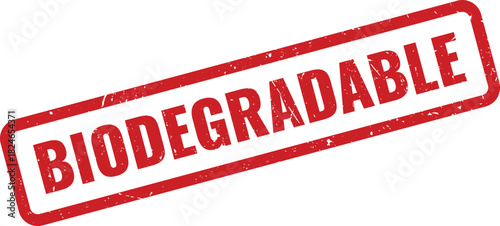 Environmentally friendly biodegradable stamp for sustainable product packaging and green initiatives