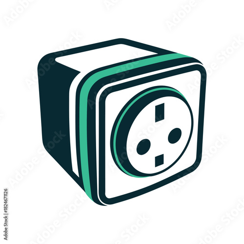 Smart Home Outlet Vector Icon Set of Various Transportation Vehicles