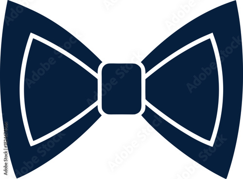 Bow tie vector icon formal accessory on white background