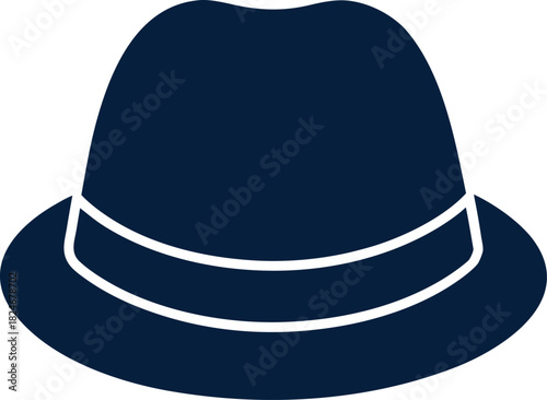 Necktie vector icon formal accessory uniform on white background