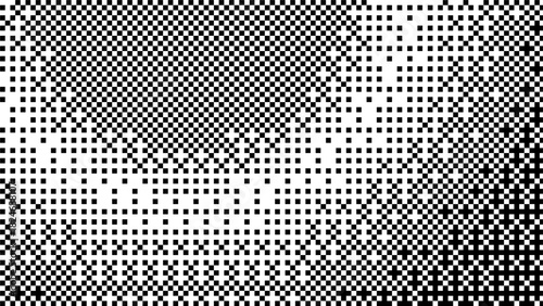 Dither gradient halftone pixel pattern set with abstract retro bitmap texture and vintage arcade dot grid for digital background design
