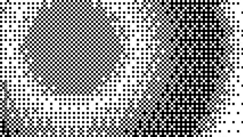 Dither gradient halftone pixel pattern set with abstract retro bitmap texture and vintage arcade dot grid for digital background design
