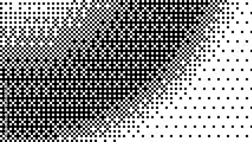 Dither gradient halftone pixel pattern set with abstract retro bitmap texture and vintage arcade dot grid for digital background design