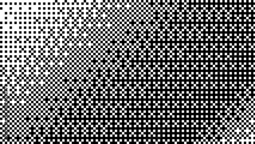 Dither gradient halftone pixel pattern set with abstract retro bitmap texture and vintage arcade dot grid for digital background design