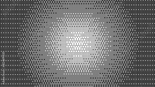 Dither gradient halftone pixel pattern set with abstract retro bitmap texture and vintage arcade dot grid for digital background design