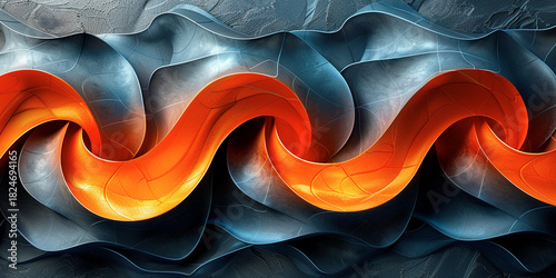 Textural representation of various geometric colors shapes  ,Generated by AI