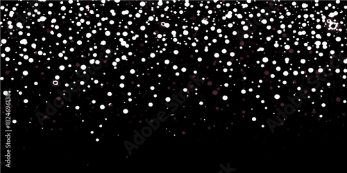 Blue fiber optics background with lots of light spots resembling a falling snowflake pattern in the night and winter design