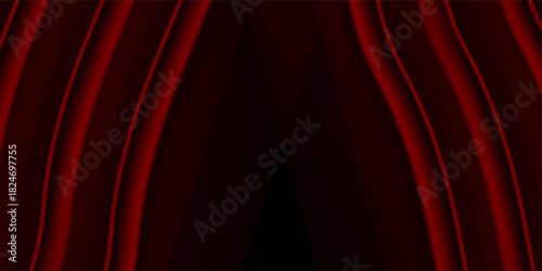 Red curtains background. vector.eps.10