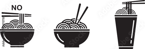 Icons of Noodles: Forbidden, Served, and To-Go