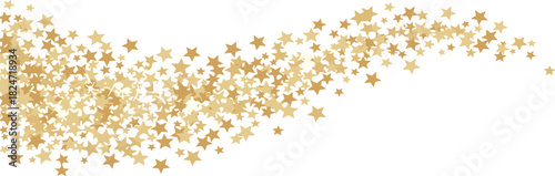Golden Starry Swirl A Festive Abstract Design for Celebrations and Decorations