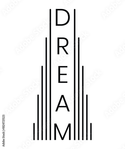Dream – Motivational Typography T-Shirt Design