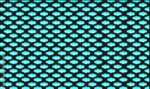 Soft blue cloud pattern. Cute pastel cloud design. Fresh light-blue cloud motif. Minimal fluffy cloud texture. Bright and dreamy clouds background.