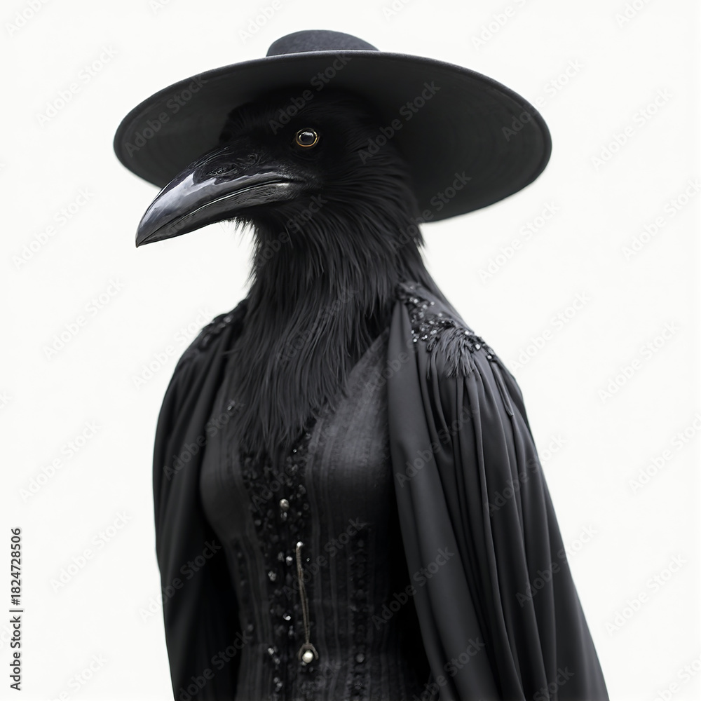 Fototapeta premium Elegant raven image