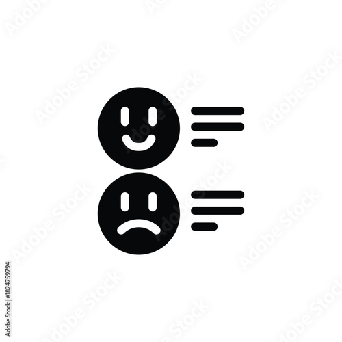 review solid icon vector design good for web or mobile app