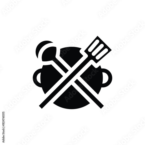 kitchen solid icon vector design good for web or mobile app