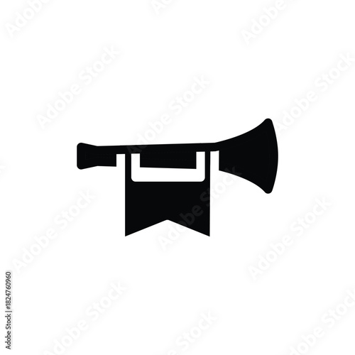 fanfare solid icon vector design good for web or mobile app