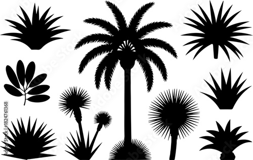 Wild Forest Mushroom Silhouettes Collection
Black Silhouette Mushrooms in Grass Design Set
Nature-Inspired Mushroom Outline Illustrations