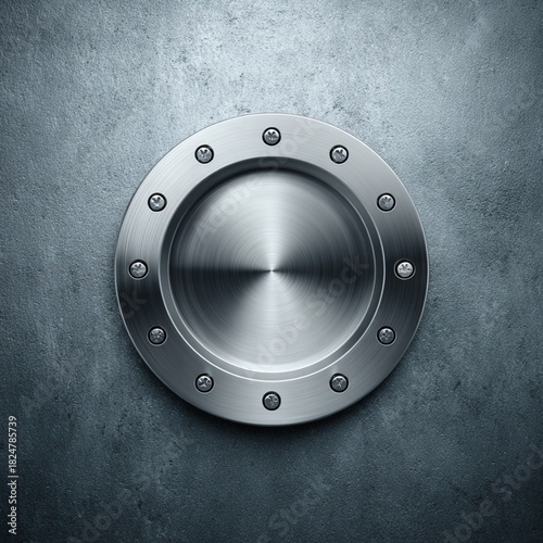 Brushed Metal Circular Pattern on Radial Texture