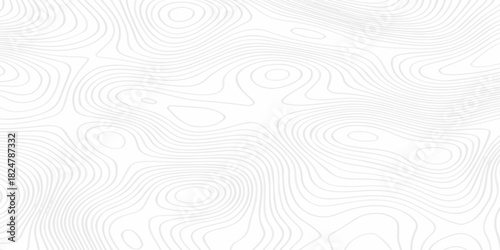 Abstract minimal pattern discovery vector topo map. creative discovery White wave grid stripe line map topography. vector geographic contour mounted map background.	
