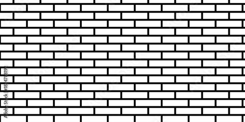 Pavement slab road seamless mosaic stone concrete wall surface tiles. subway vector block rock white brick wall texture background.	