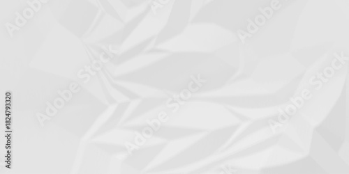 Creased white paper page vintage surface canvas. old paper crumple texture wrinkle parchment empty letter texture.	