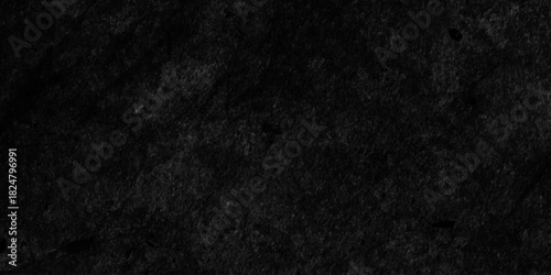 Wall dark black concrete grunge cement distressed background. abstract dark black wall texture. concrete rough dark floor old grunge interior vintage smooth closeup background.	