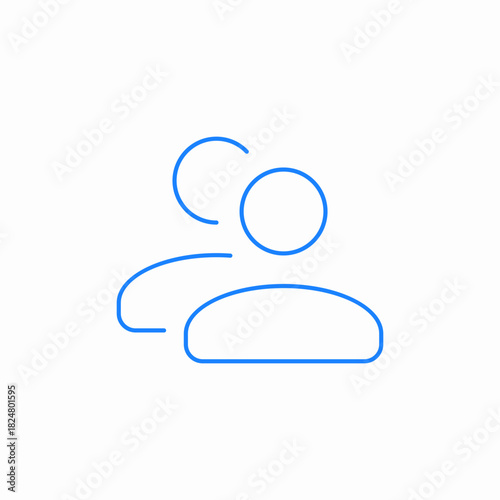 group pair icon sign vector
