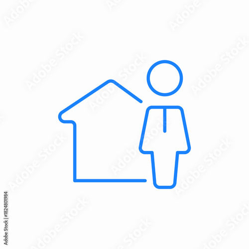home seller icon sign vector