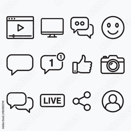 Cute winking ghost cartoon character on black background for halloween