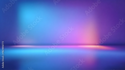 Soft blue-purple studio gradient with subtle depth lighting