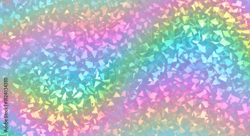 Holographic rainbow shimmer texture background with pastel colors