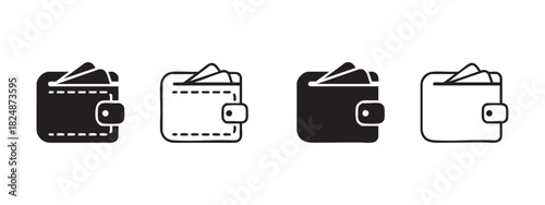 Wallet With Money Icon