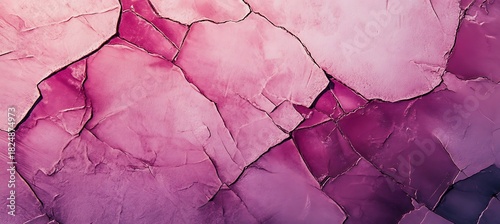 Wallpaper Mural Abstract cracked surface with shades of pink and purple creating a textured background effect artful design Torontodigital.ca