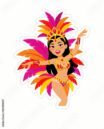 Brazilian Carnival Dancer