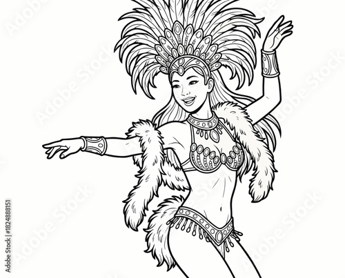 Festive Carnival Costume