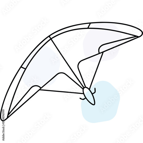 Simple Hang Glider Icon