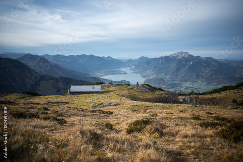 mountain hut in the alps